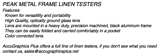 Linen Testers