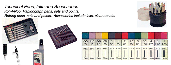 Technical Pens and Accessories